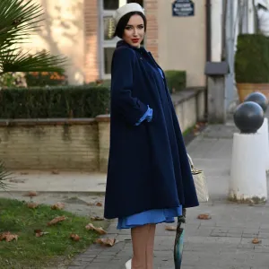 43" Swing Coat in Navy