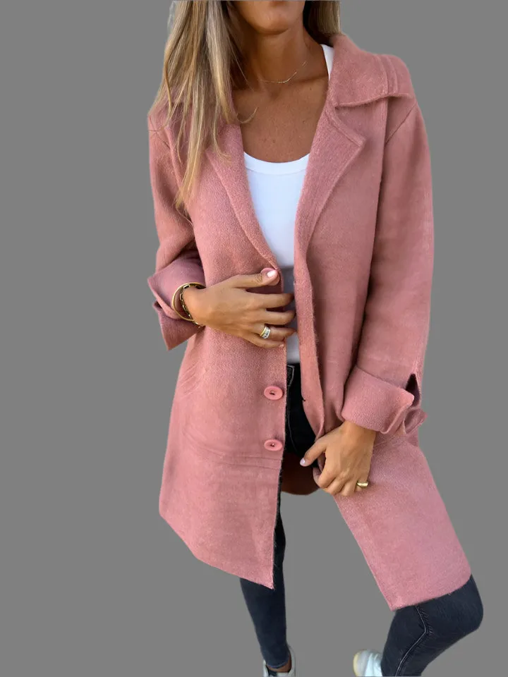 Ada - Long Knit Coat