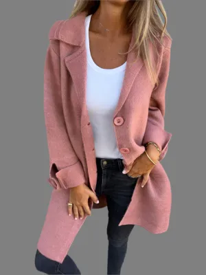 Ada - Long Knit Coat