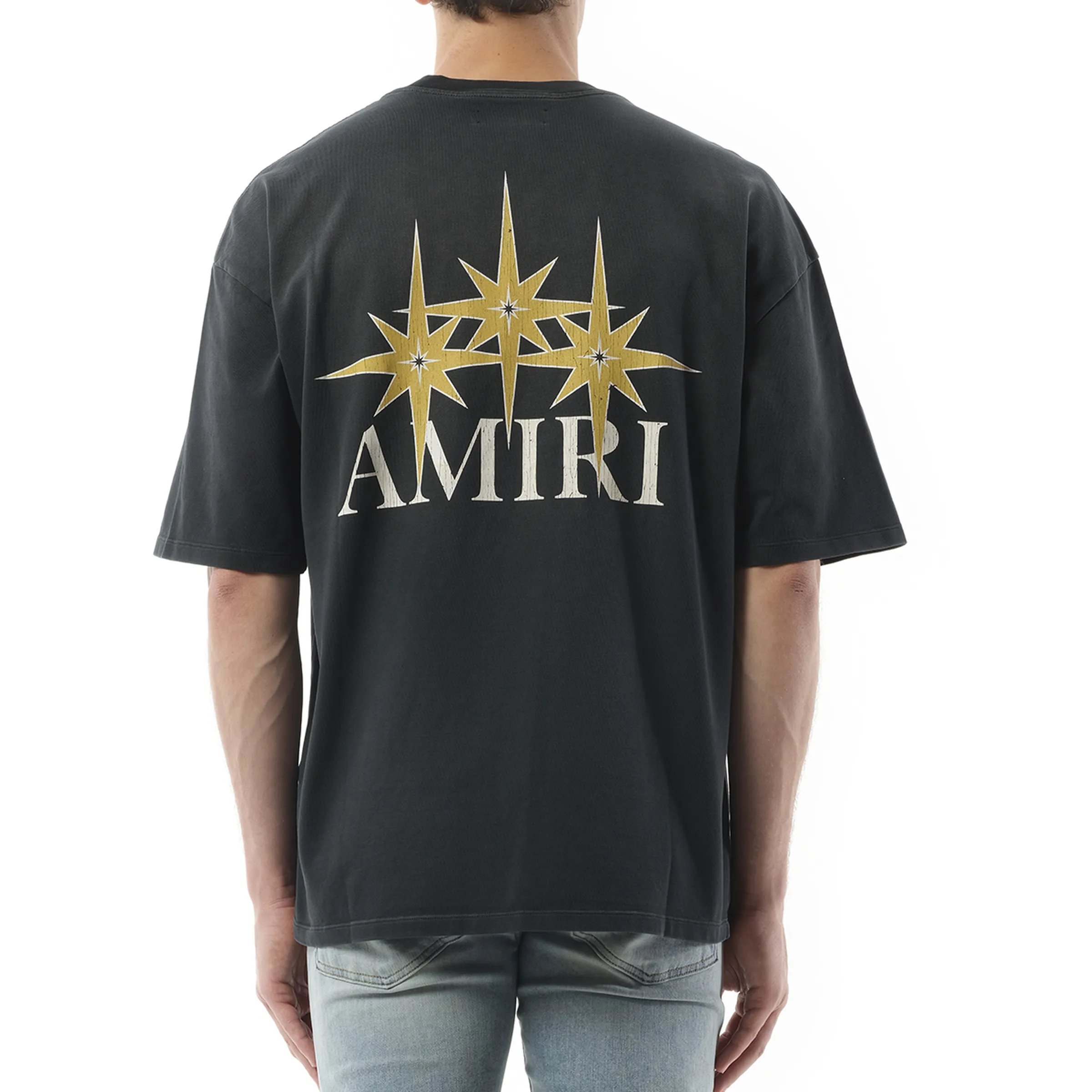 Amiri Starburst Oversized T-Shirt in Black