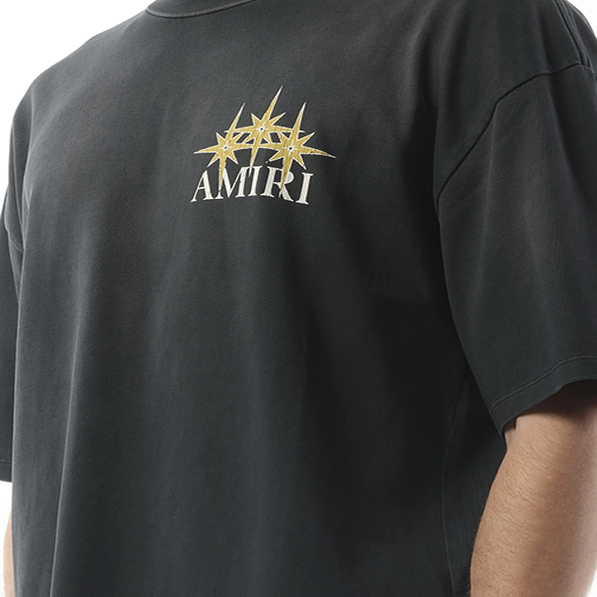 Amiri Starburst Oversized T-Shirt in Black