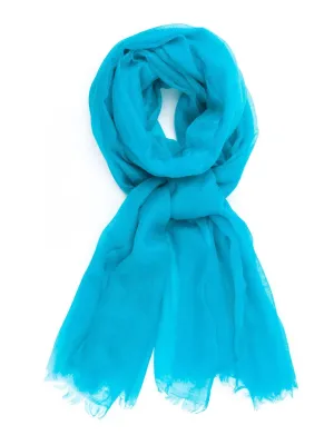 Aqua Cashmere Scarf