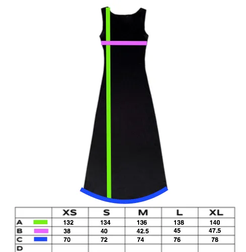 Black A Line Tank Dress Modal