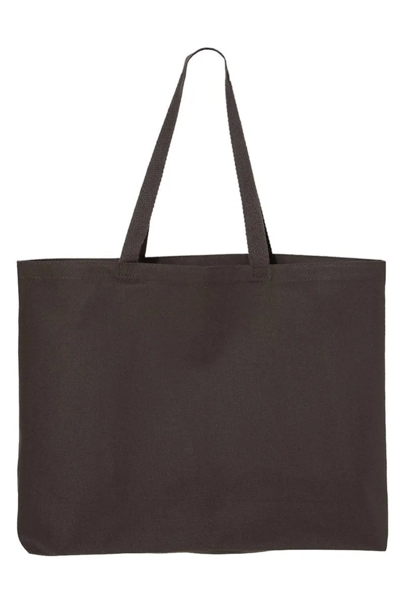 Bows And Books Canvas Jumbo Tote