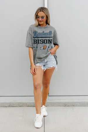 BUCKNELL BISON HERE TO PLAY OVERSIZED CREWNECK TEE