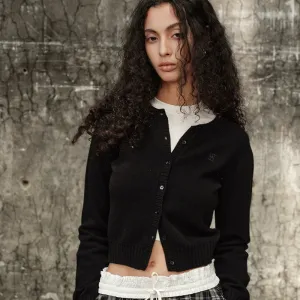 Button-Up Knit Cardigan