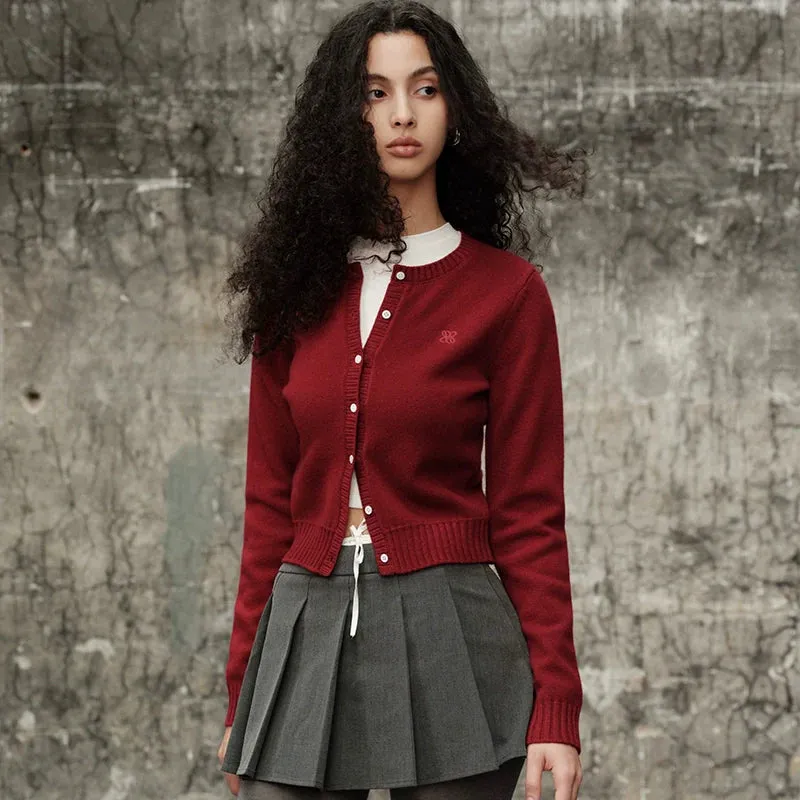 Button-Up Knit Cardigan