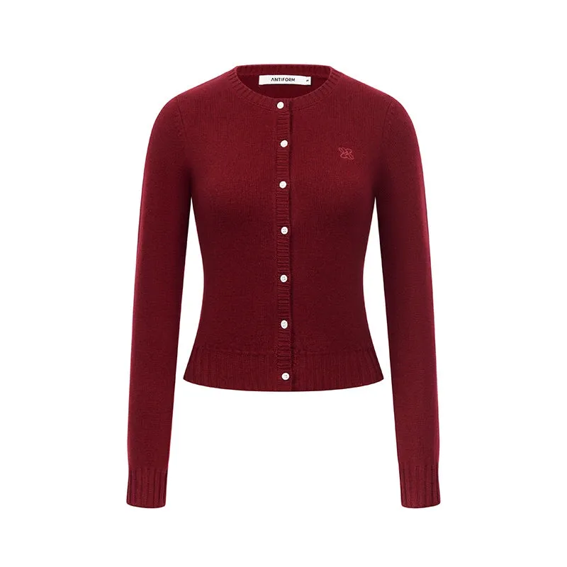 Button-Up Knit Cardigan