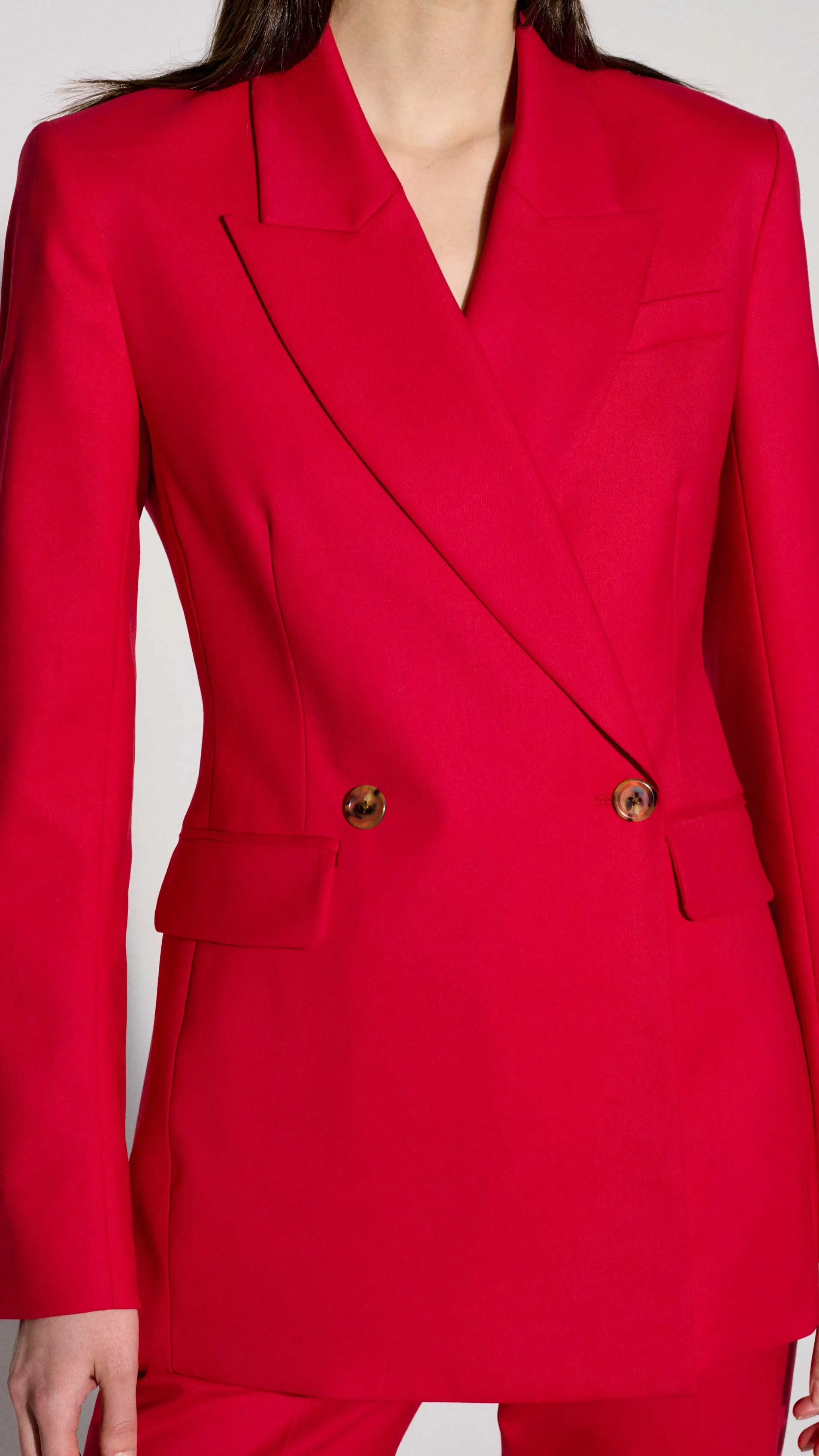 Cooper Blazer in Seasonless Wool | Tomato