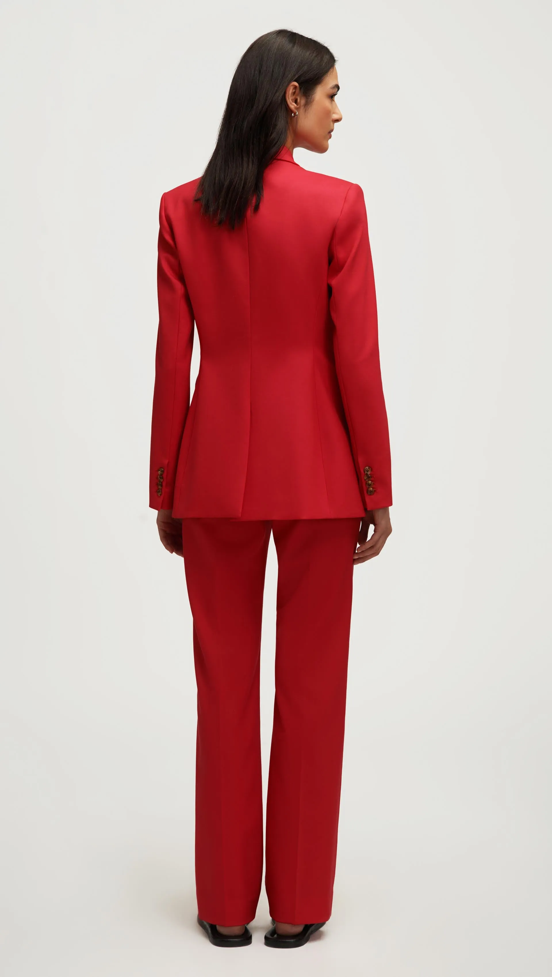 Cooper Blazer in Seasonless Wool | Tomato