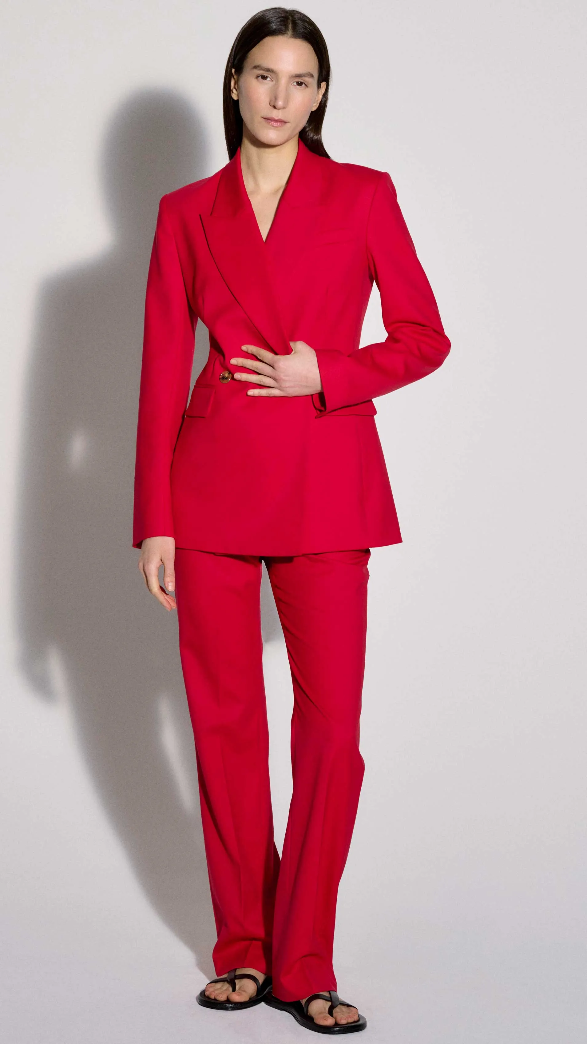 Cooper Blazer in Seasonless Wool | Tomato