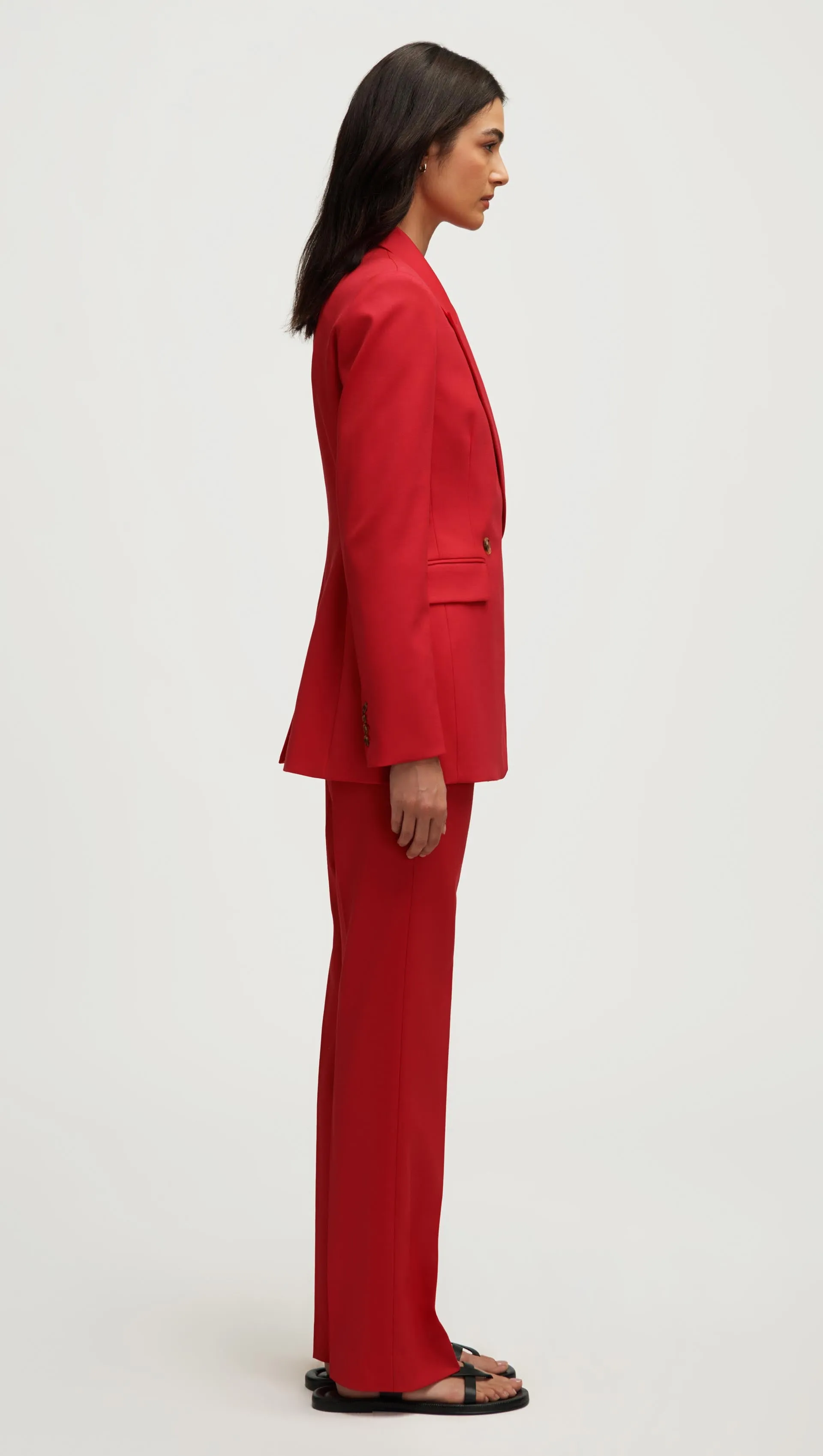Cooper Blazer in Seasonless Wool | Tomato
