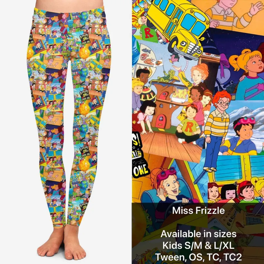 Custom Leggings with Pockets - Miss Frizzle