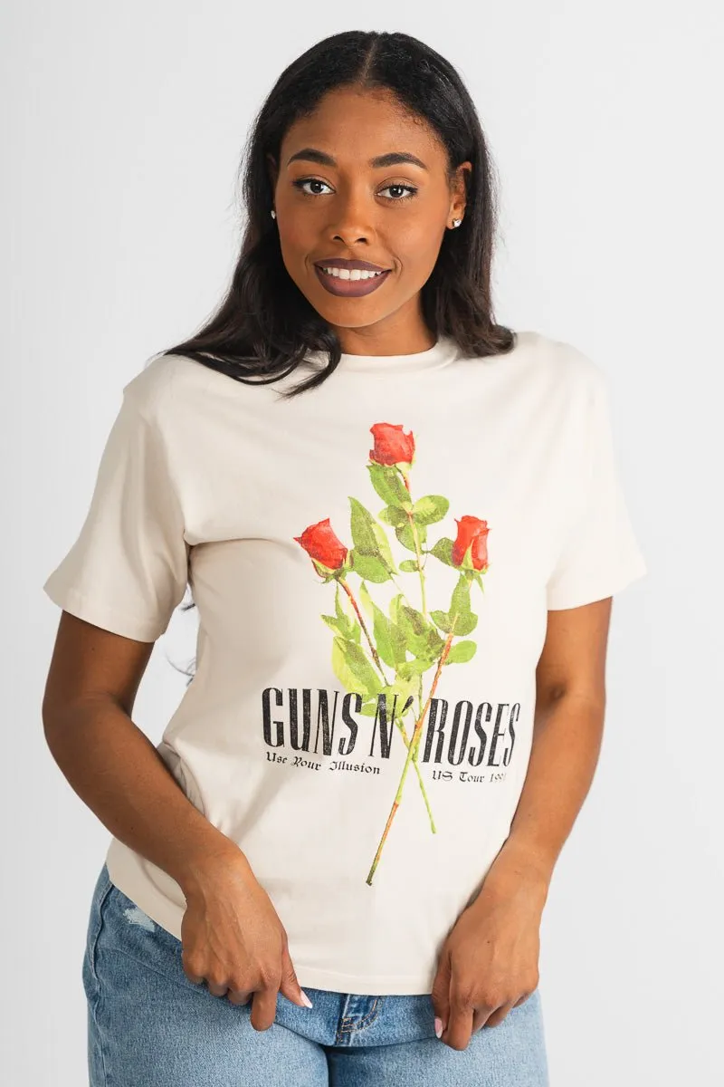 DayDreamer Guns N Roses illusion t-shirt dirty white