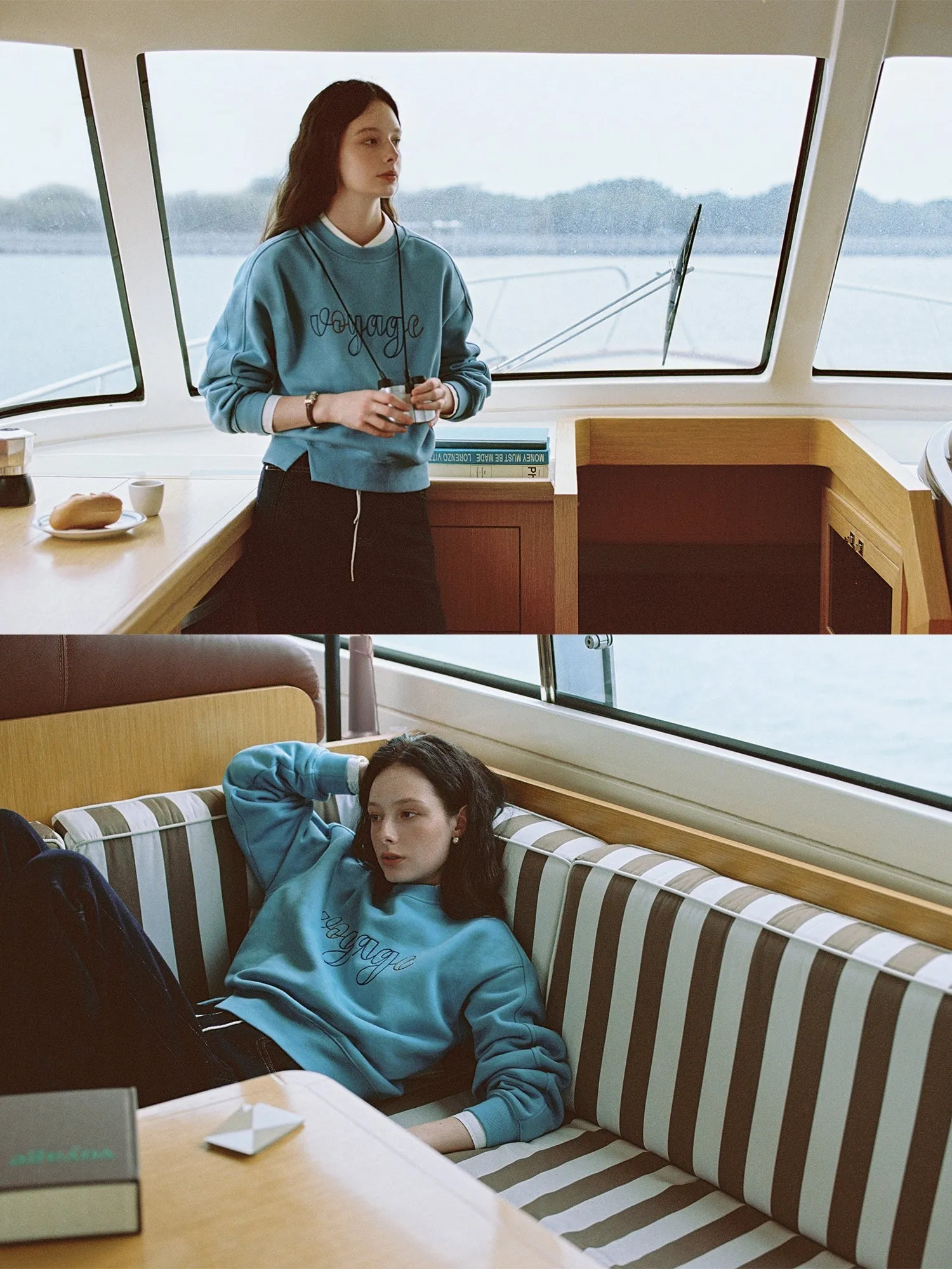 Embroidered Letter Sweater
