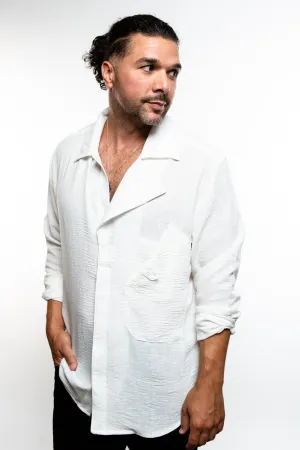 Expent Dress Shirt - Bordo Bianco