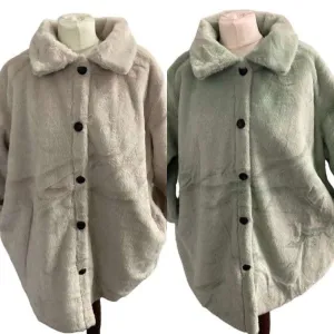 Faux Fur Snuggly Coat
