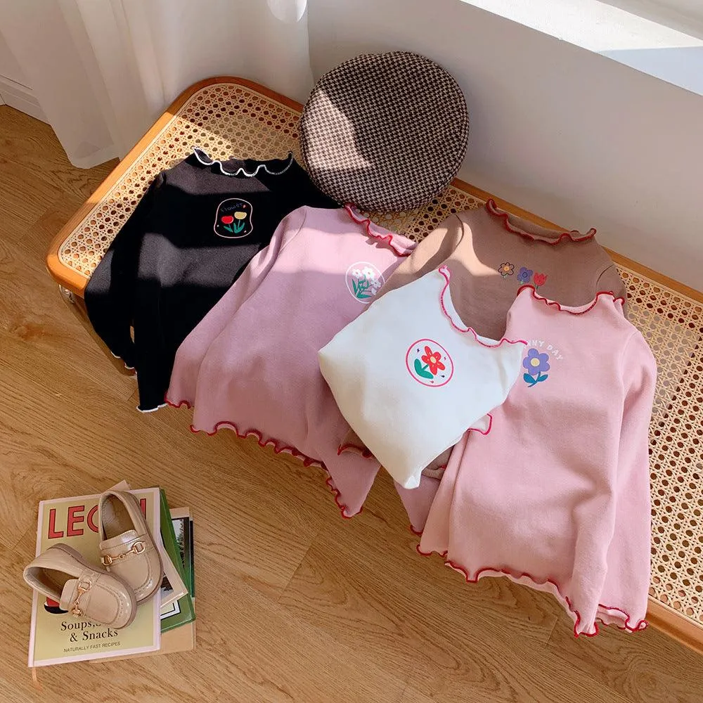 Girls' Bottom Long-sleeved T-shirt