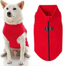 Gooby Zip-Up Fleece Jacket for Dogs