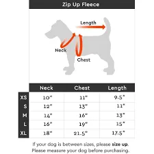 Gooby Zip-Up Fleece Jacket for Dogs