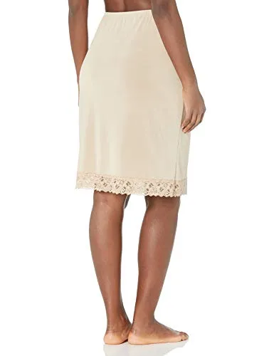 Jones NY Women's Silky Touch 23 Anti-Cling Knee Length Half Slip, Nude, M