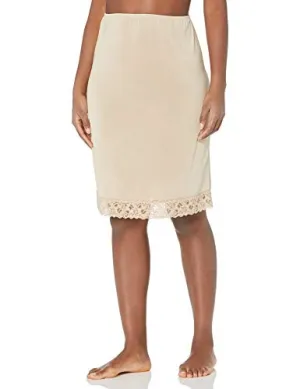 Jones NY Women's Silky Touch 23 Anti-Cling Knee Length Half Slip, Nude, M