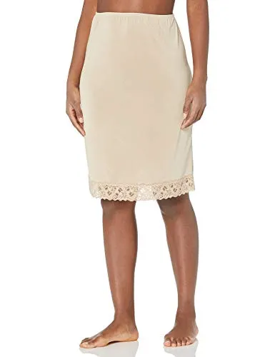 Jones NY Women's Silky Touch 23 Anti-Cling Knee Length Half Slip, Nude, M