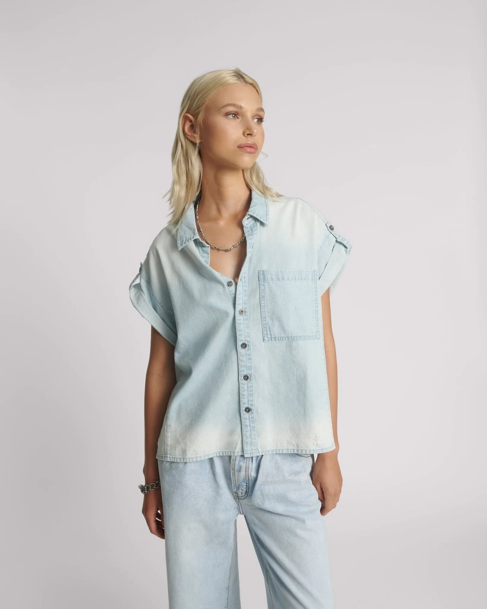 Kings Road Denim Top/Shirt - Classic