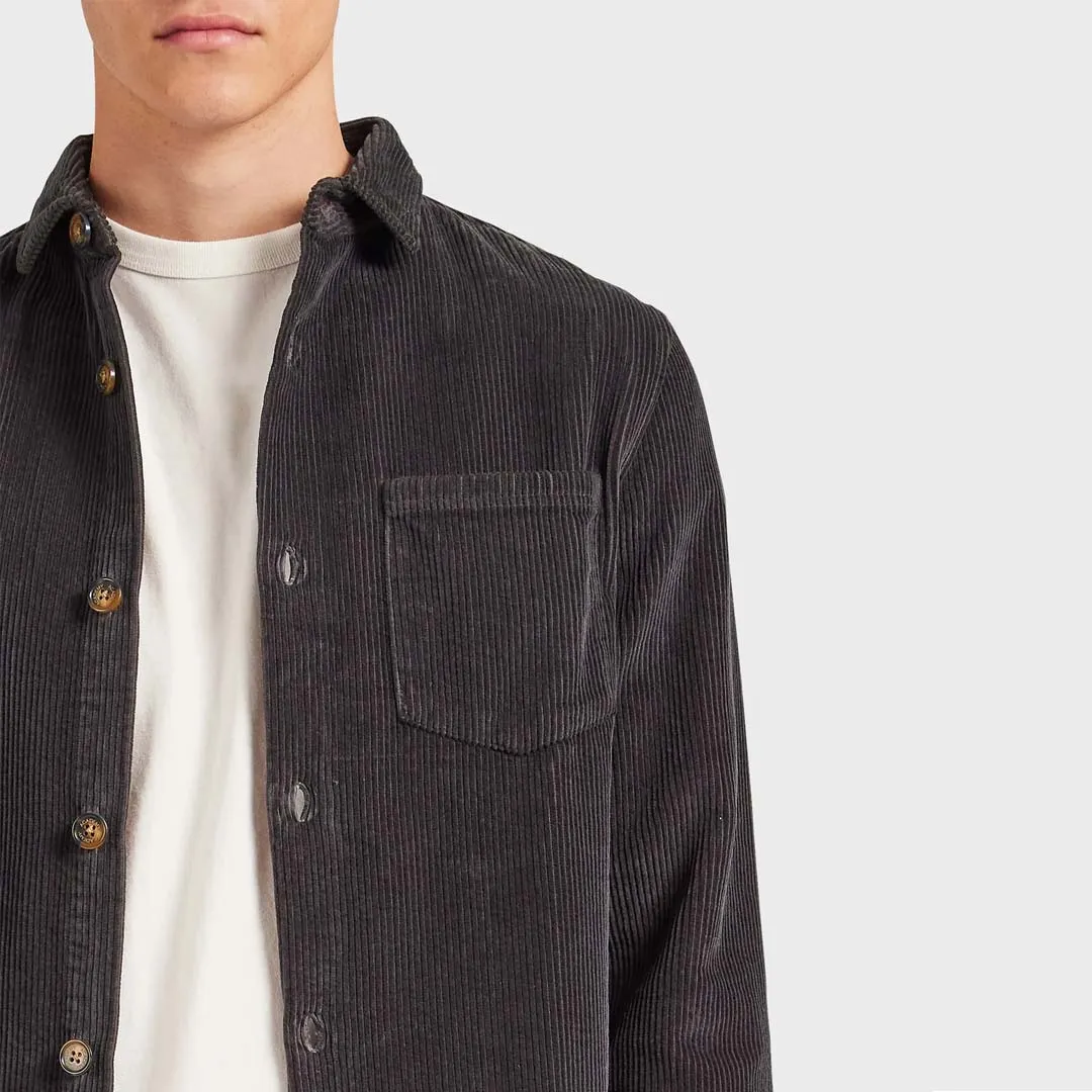 LEBOWSKI CORD OVERSHIRT | NAVY
