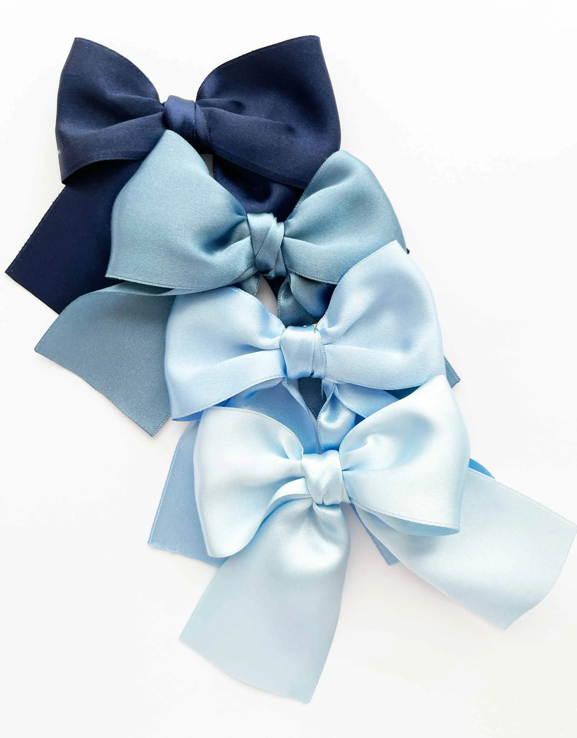 Light Blue- Big satin sailor bow