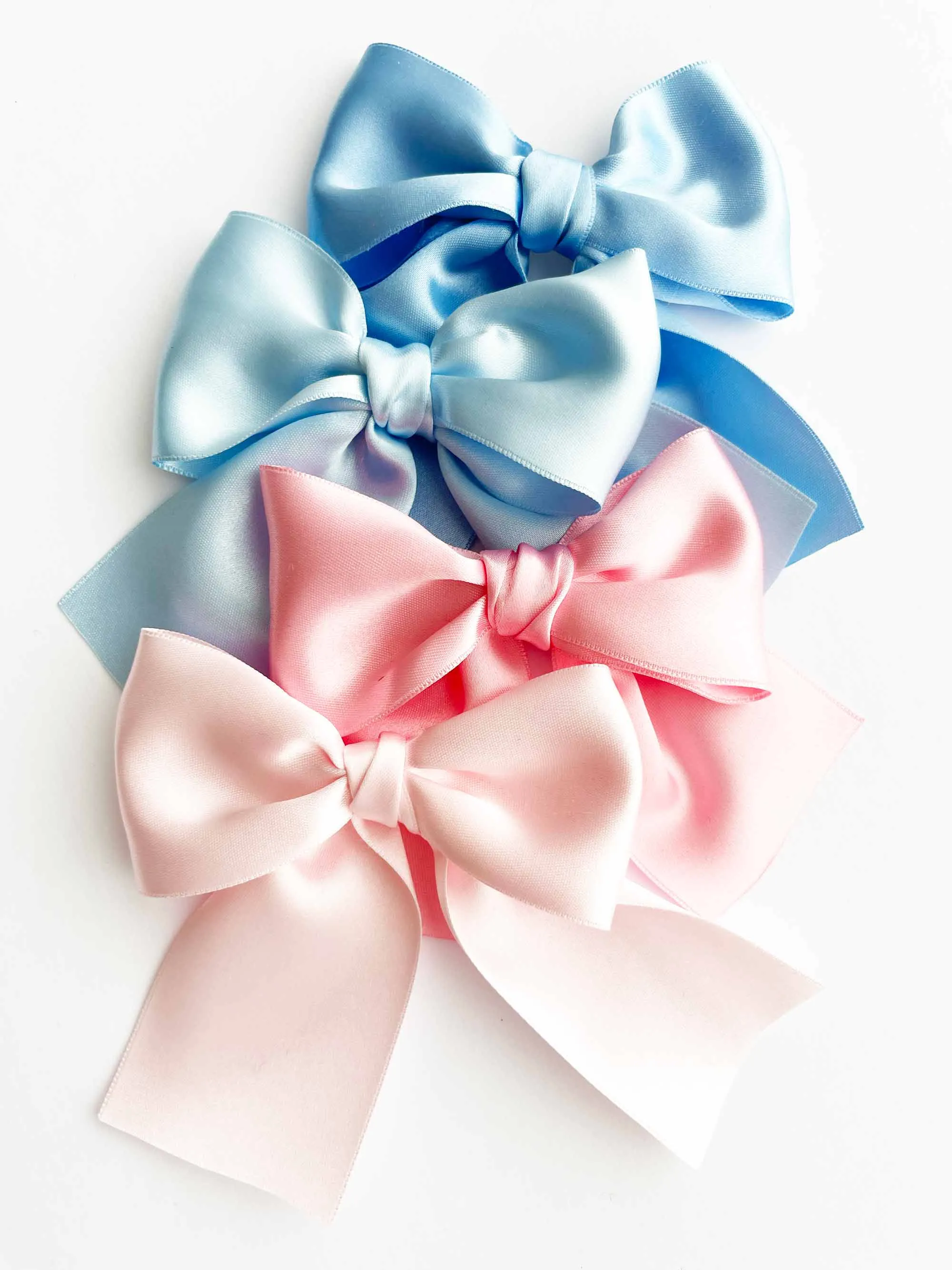 Light Blue- Big satin sailor bow