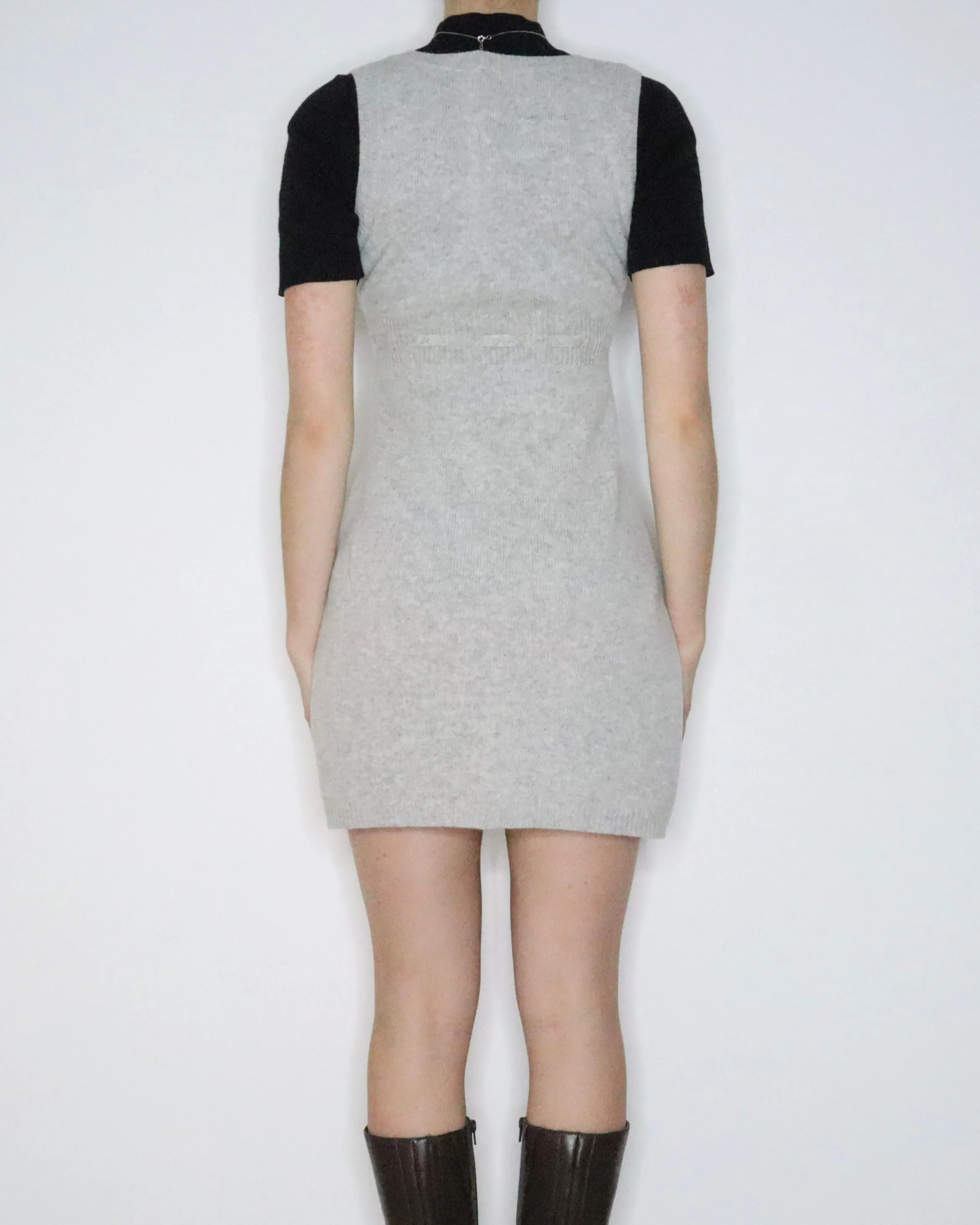 Light Gray Sweater Dress (Small)