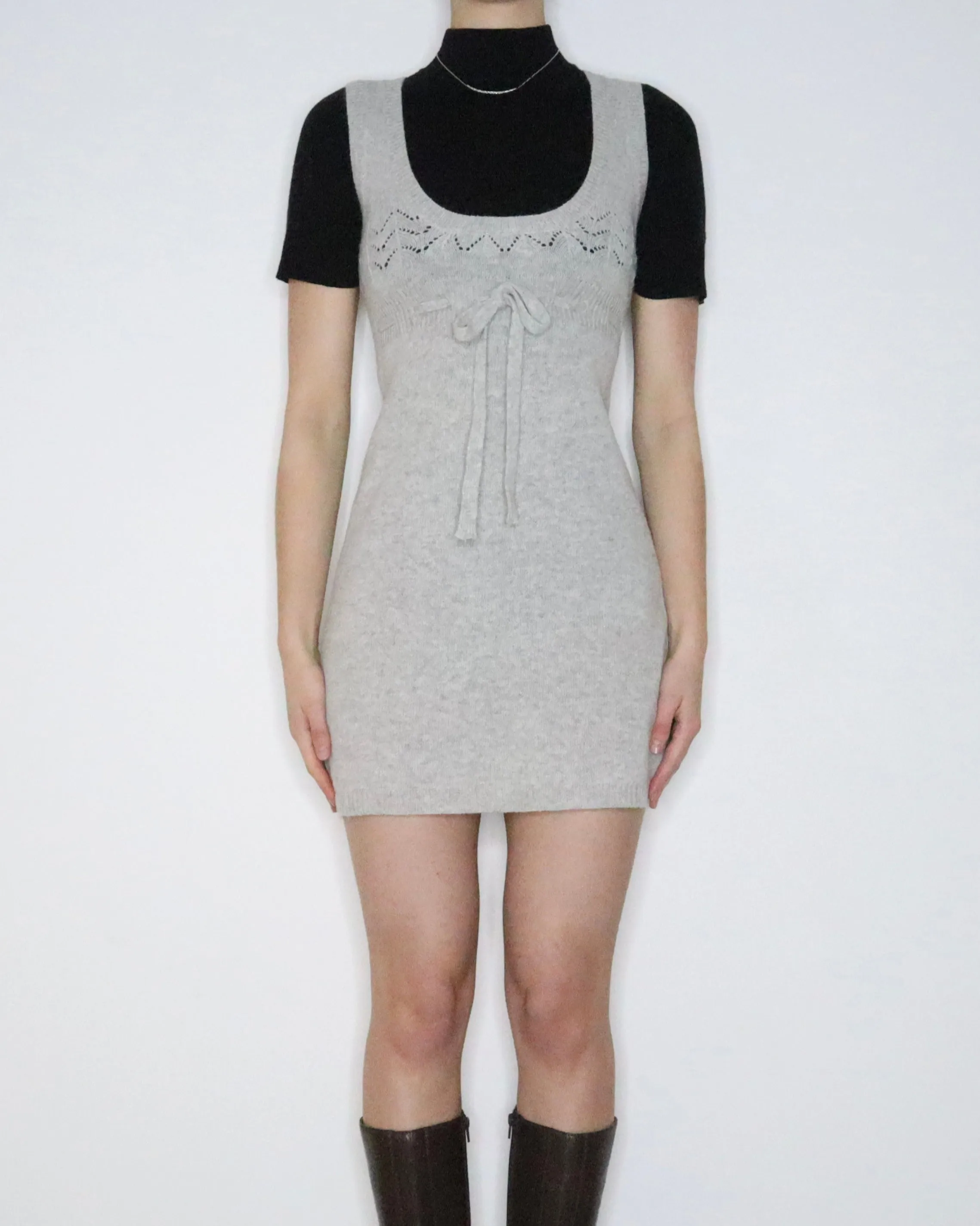 Light Gray Sweater Dress (Small)