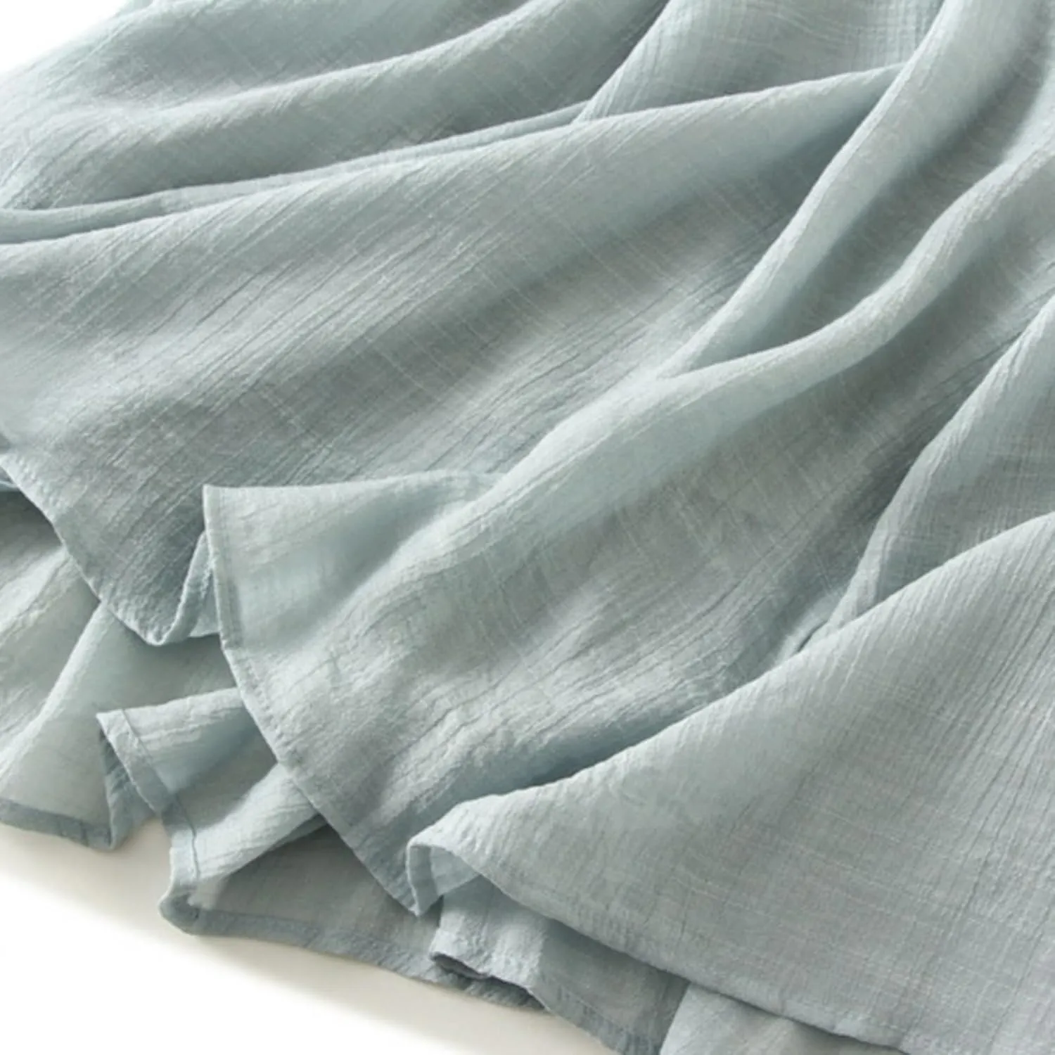 Linen Maxi Skirts for Women Flowy Cotton Pleated A-Line Long Skirt Boho Elastic Waist Drawstring 2025 Summer Dress