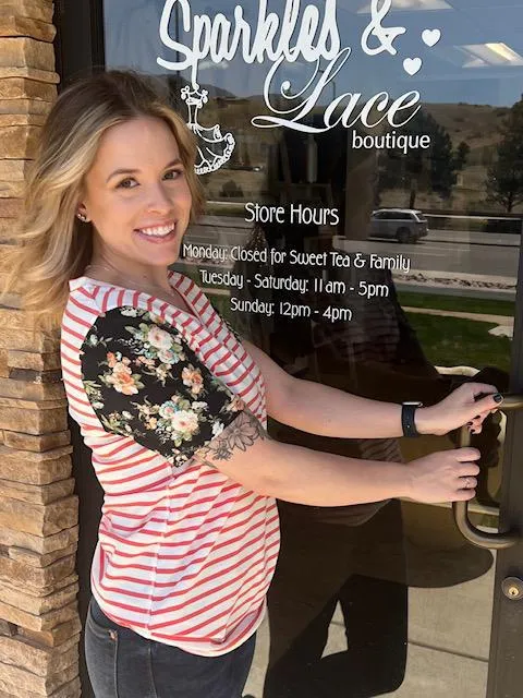 Lulu Coral Stripe & Floral Tee