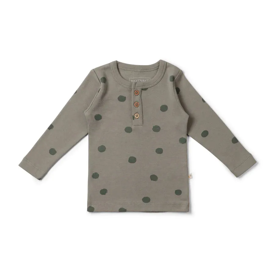 MakeMake | Alpine & Olive Henley Set