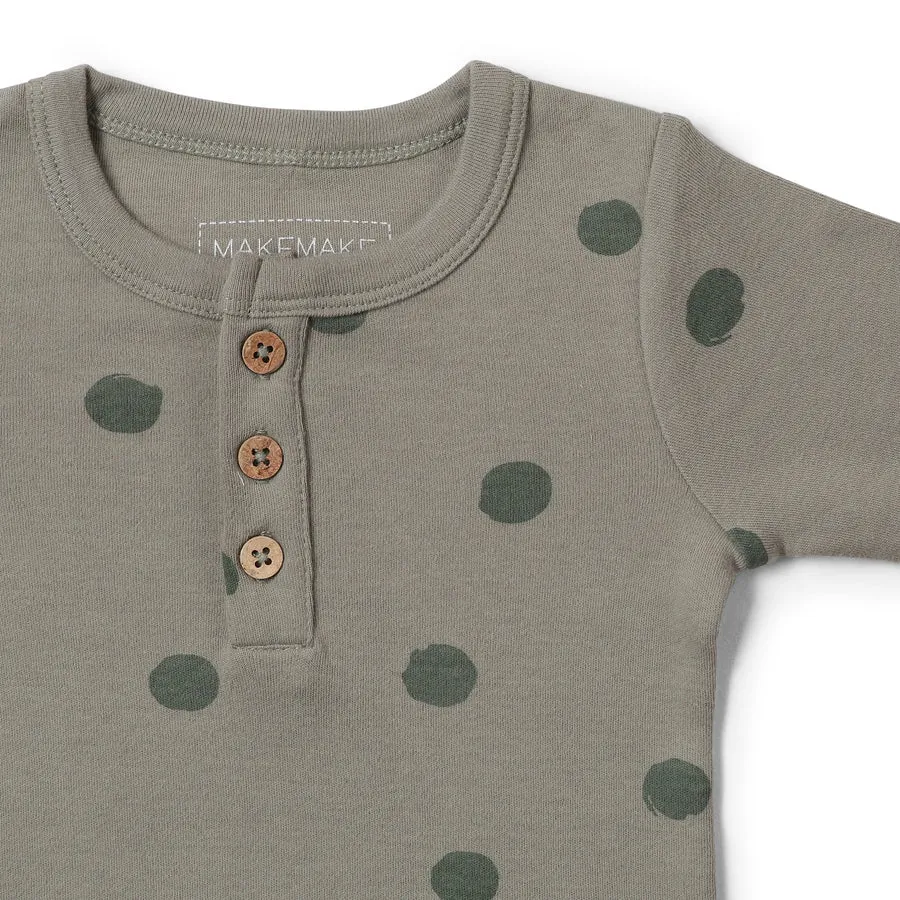 MakeMake | Alpine & Olive Henley Set