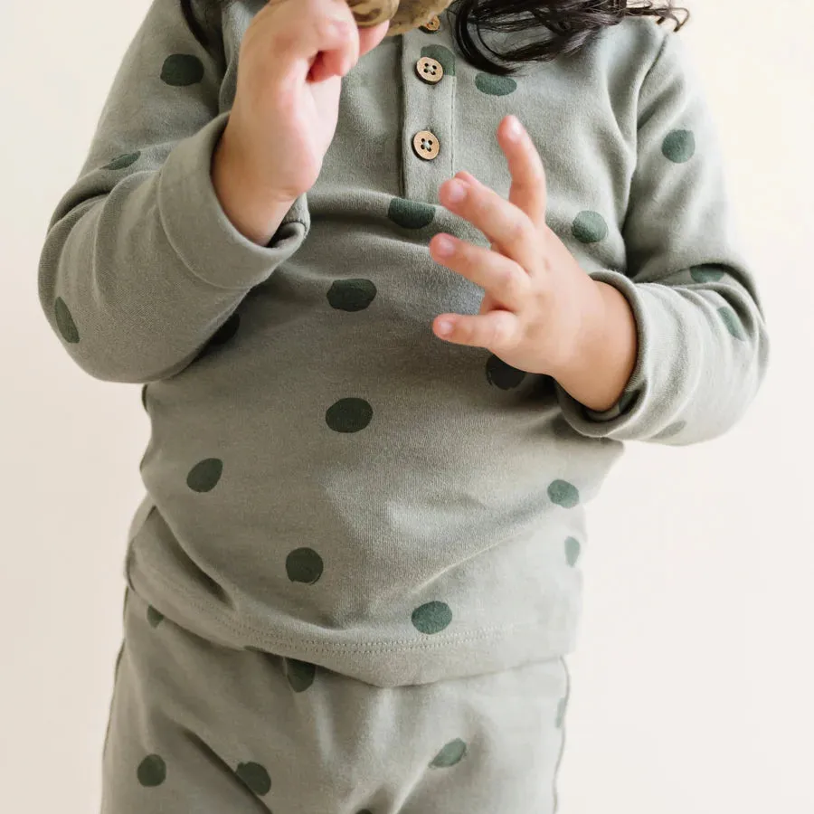 MakeMake | Alpine & Olive Henley Set