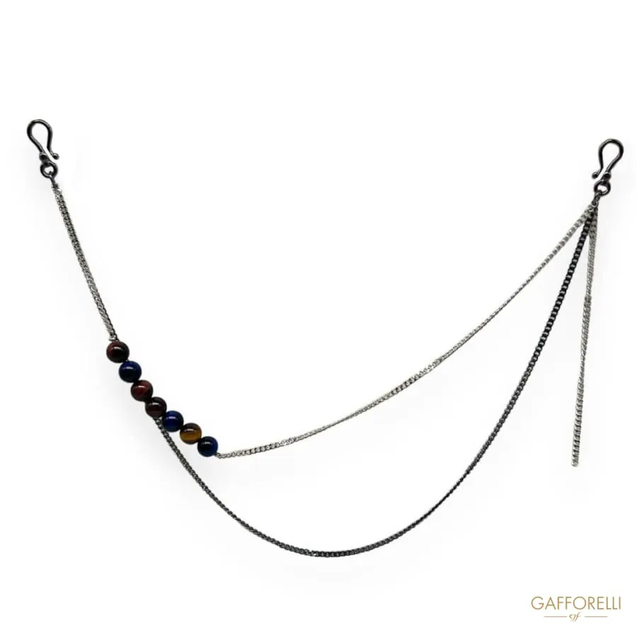 Men's Trouser Chain with Balls- Art. U594- Gafforelli Srl