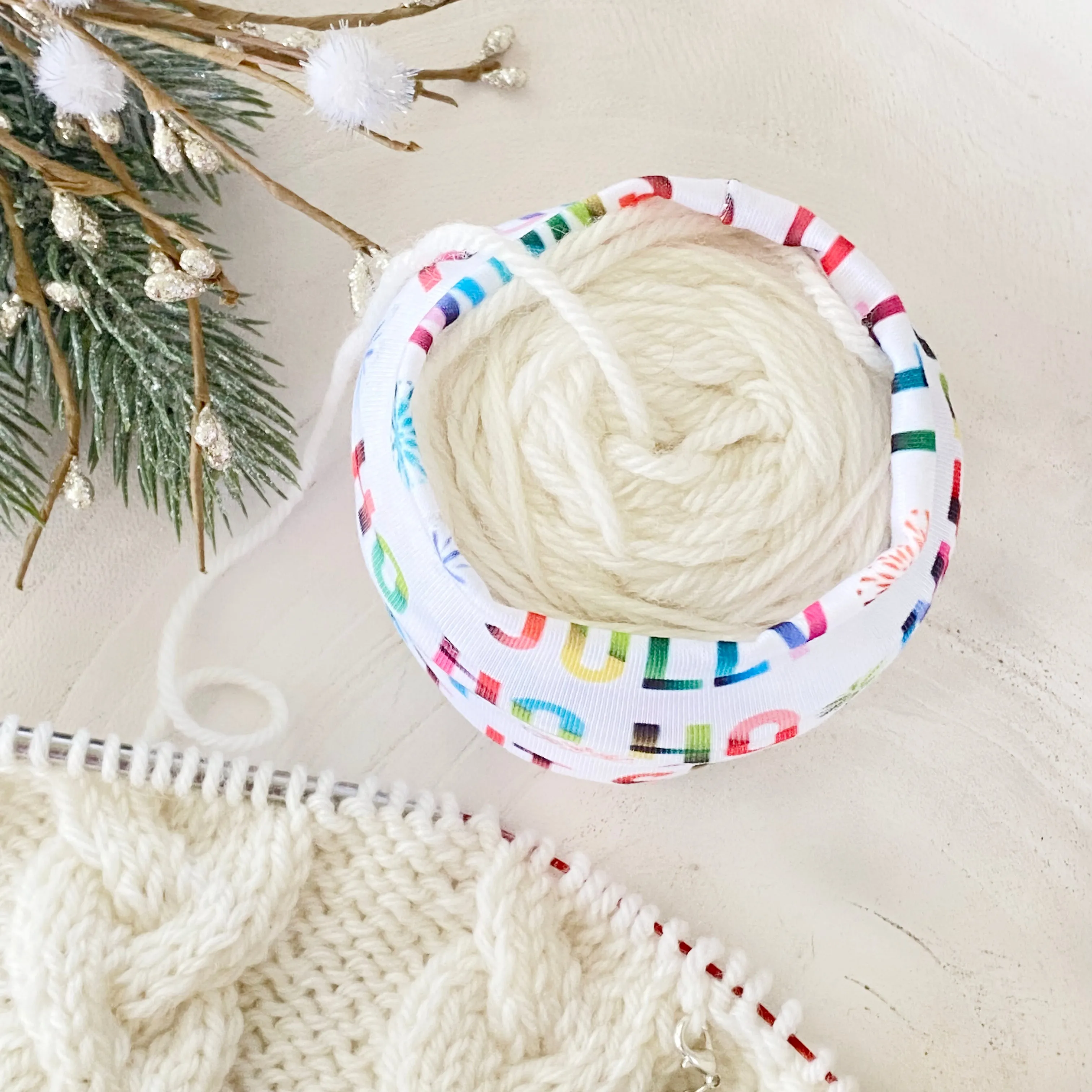 Merry & Bright Christmas Skein Coat