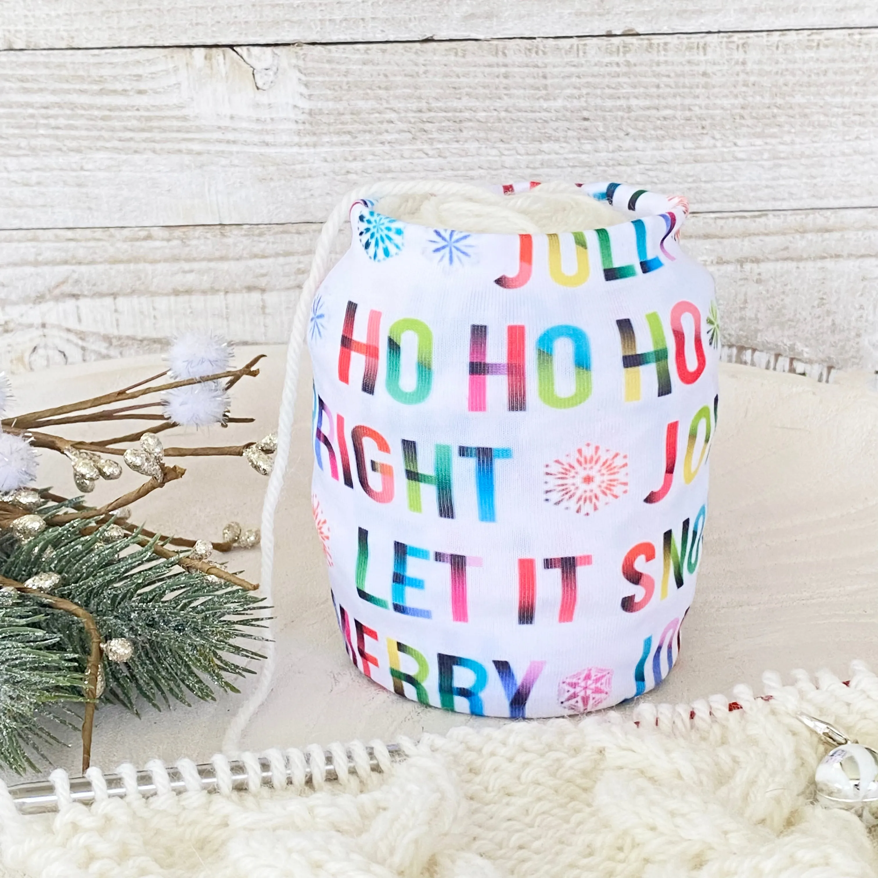 Merry & Bright Christmas Skein Coat
