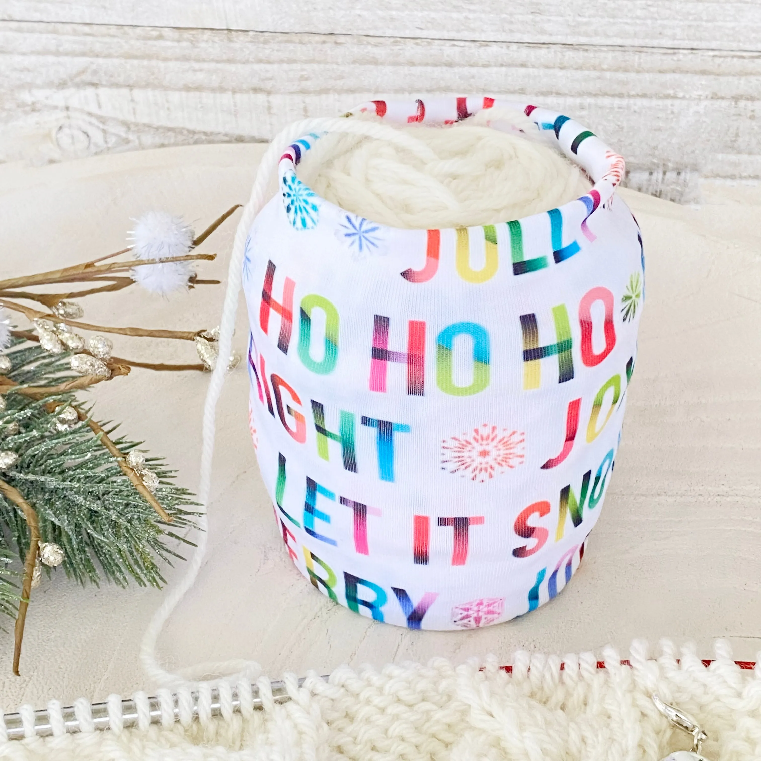 Merry & Bright Christmas Skein Coat