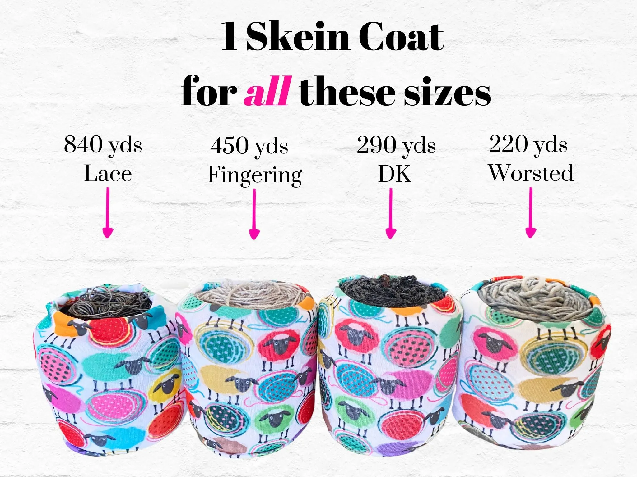 Merry & Bright Christmas Skein Coat