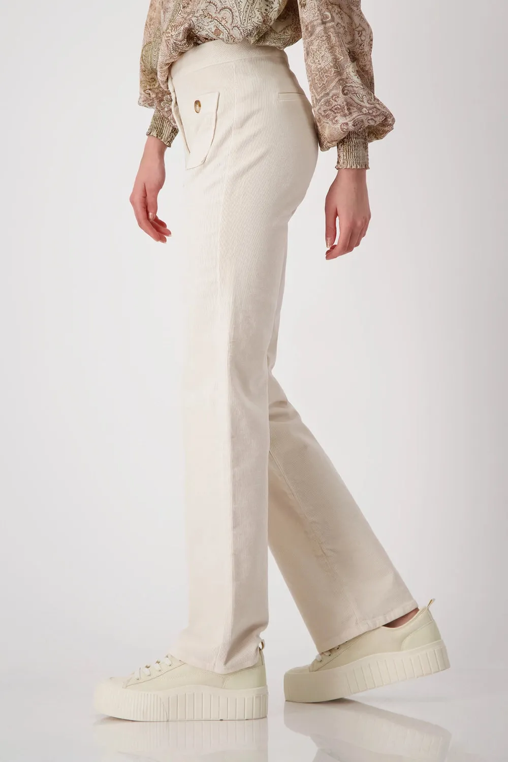 MONARI | FINE CORD TROUSERS | SANDSHELL | 808035