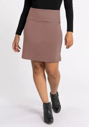 Monroe Knee Length Skirt - Toasted Almond