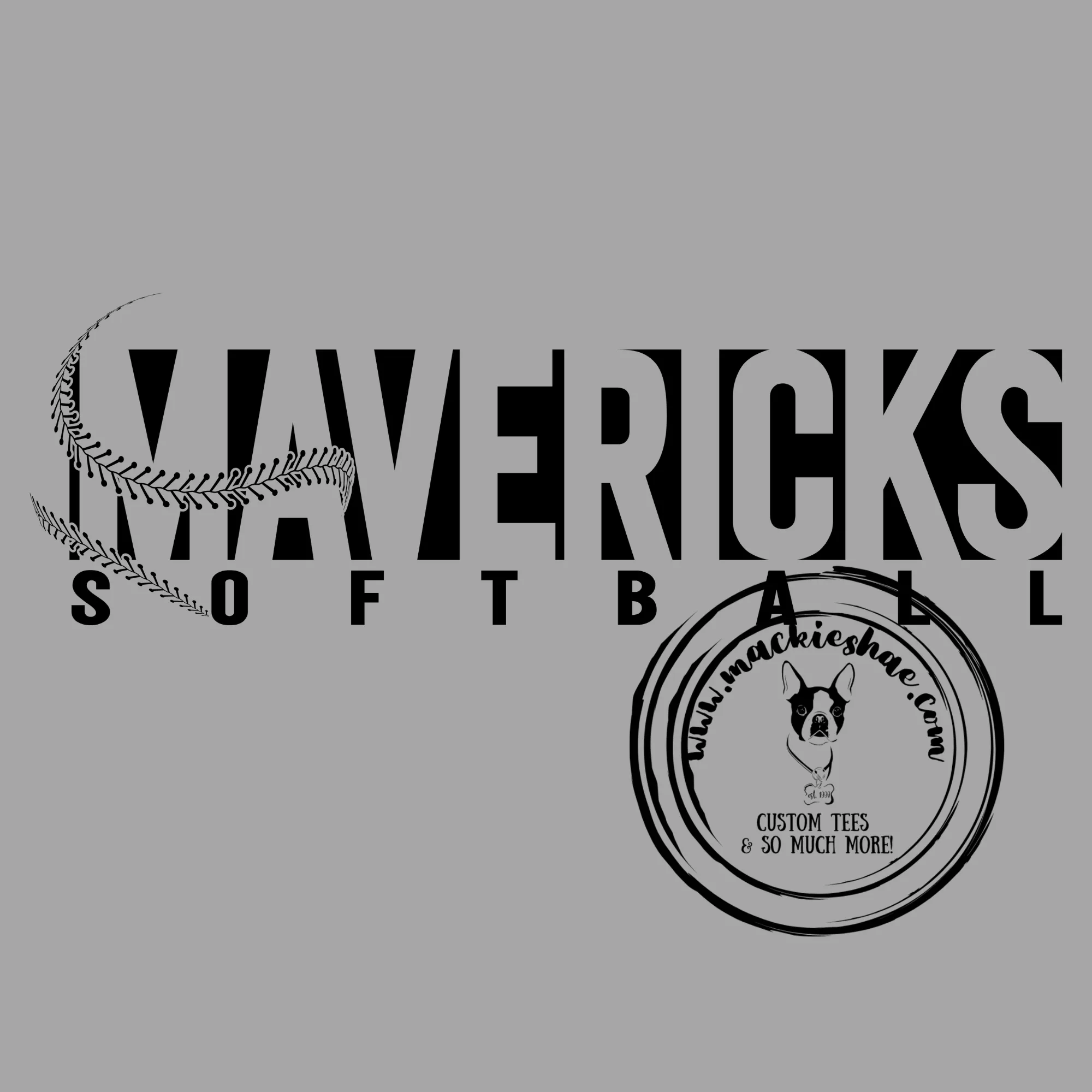 MSHS Softball- Mavericks Softball White Gear