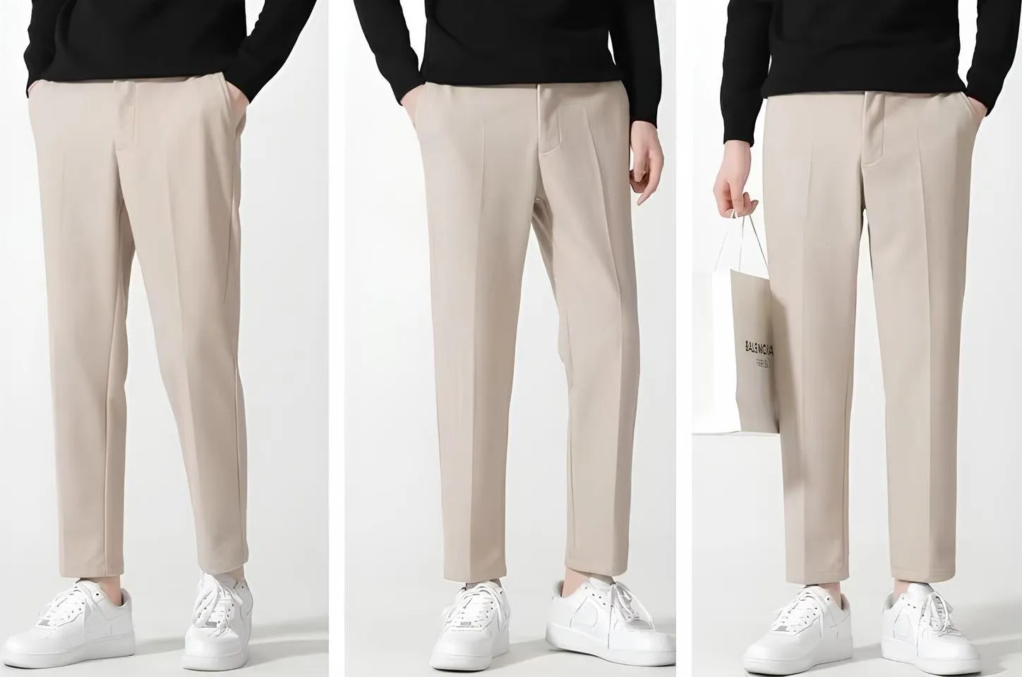 OBERON™ - ELEGANT SLIM-CUT TROUSERS