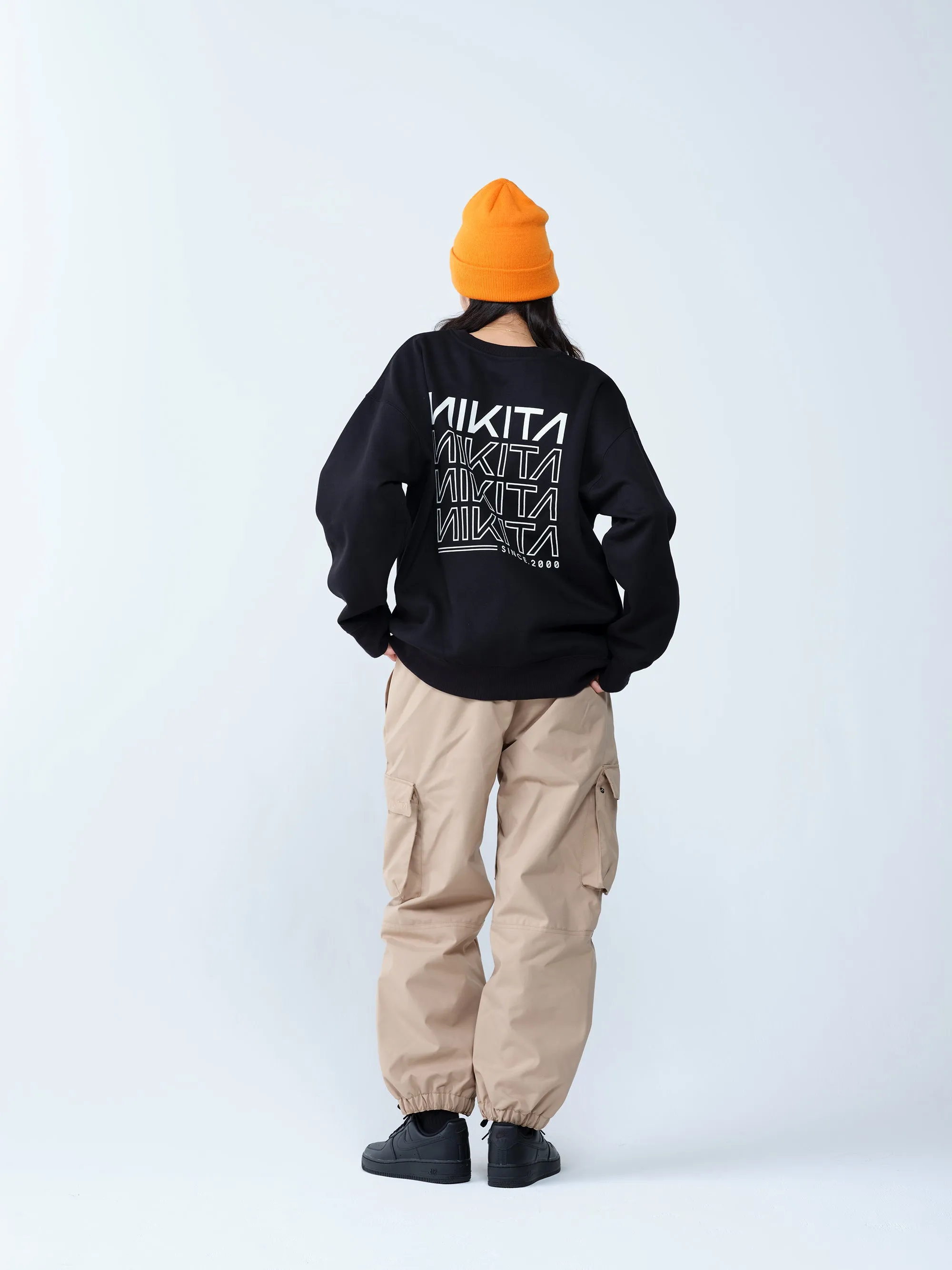 OVERSIZE CREW NECK - BLACK