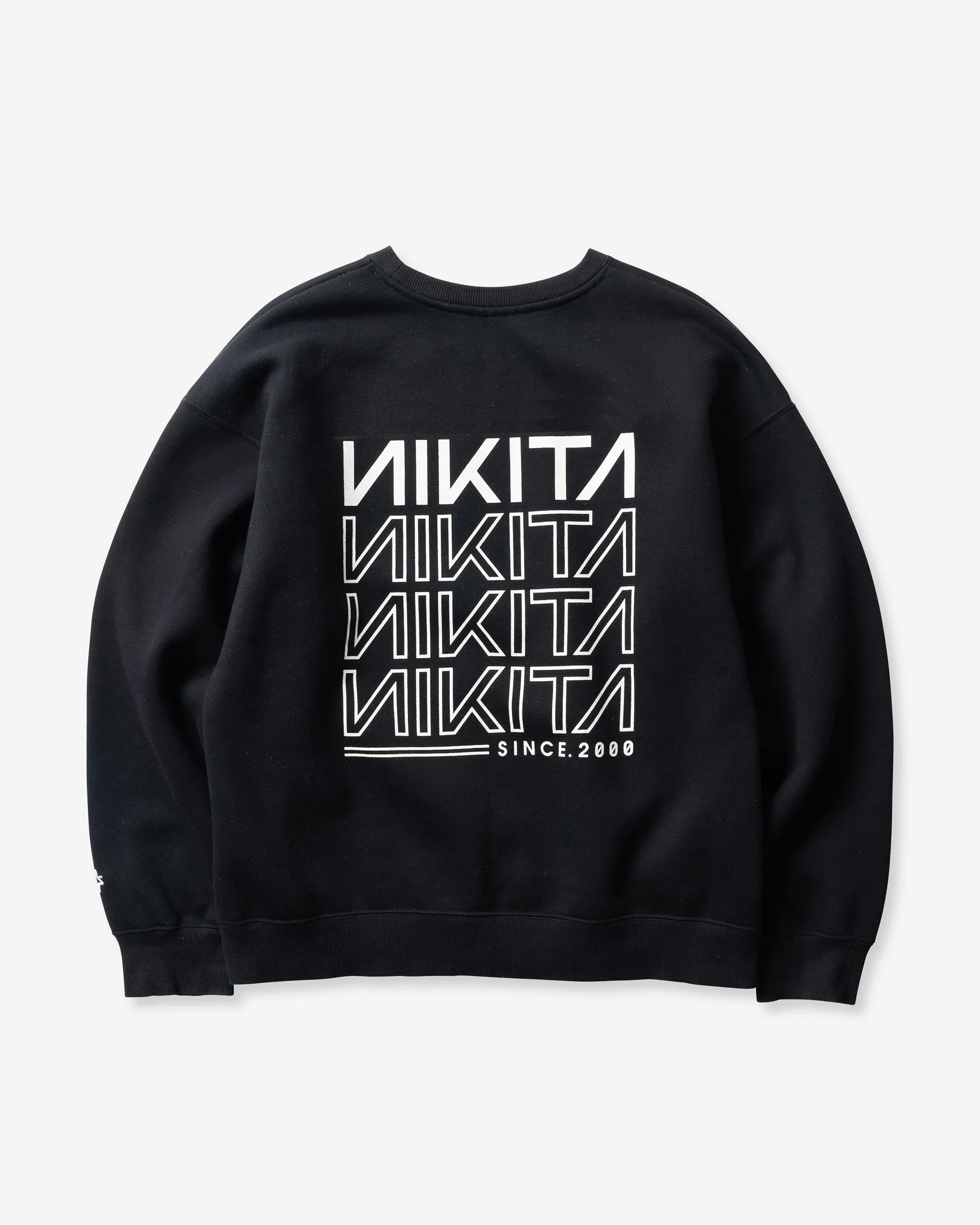 OVERSIZE CREW NECK - BLACK