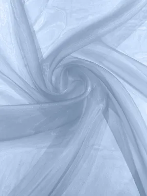 Periwinkle 58/60"Wide 100% Polyester Soft Light Weight, Sheer Crystal Organza Fabric Sold By The Yard